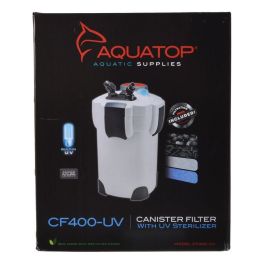 Aquatop UV Canister Filter CF Series (Option: CF400-UV - 9 Watts - 370 GPH)