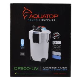 Aquatop UV Canister Filter CF Series (Option: CF500-UV - 9 Watts - 525 GPH)