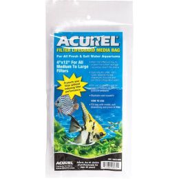 Acurel Filter Lifeguard Media Bag with Drawstring (Option: 12" Long x 4" Wide)