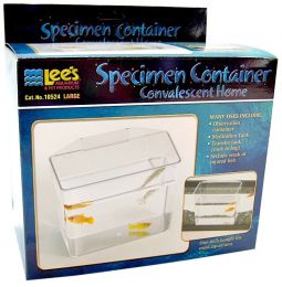 Lees Specimen Container Convalescent Home (Option: Large - 7"L x 3.25"W x 6"H)