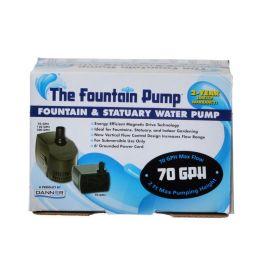 Danner Fountain Pump Magnetic Drive Submersible Pump (Option: SP-70 (70 GPH) with 6' Cord)