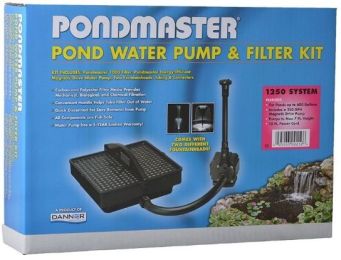 Pondmaster Garden Pond Filter System Kit (Option: Model 1250 - 250 GPH (Up to 600 Gallons))