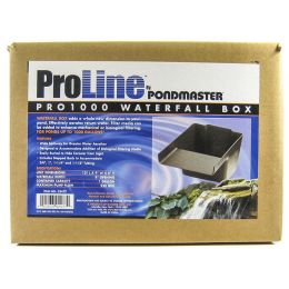 Pondmaster Pro Series Pond Biological Filter & Waterfall (Option: Pro 1000 - (12"L x 9"W x 8"H))