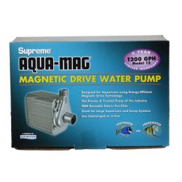 Supreme Aqua-Mag Magnetic Drive Water Pump (Option: Aqua-Mag 12 Pump (1,200 GPH))