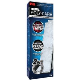Fluval Underwater Filter Stage 2 Polyester/Carbon Cartridges (Option: U3 Filter Cartridge (2 Pack))