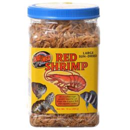 Zoo Med Large Sun-Dried Red Shrimp (Option: 10 oz)