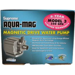 Supreme Aqua-Mag Magnetic Drive Water Pump (Option: Aqua-Mag 3 Pump (350 GPH))