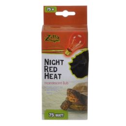 Zilla Incandescent Night Red Heat Bulb for Reptiles (Option: 75 watt)