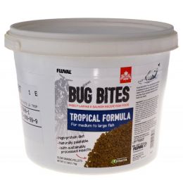 Fluval Bug Bites Tropical Formula Granules for Medium-Large Fish (Option: 3.74 lbs)