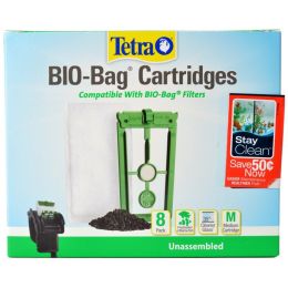 Tetra Bio-Bag Cartridges with StayClean - Medium (Option: 8 count)