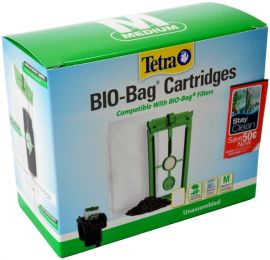 Tetra Bio-Bag Cartridges with StayClean - Medium (Option: 12 Count - Unassembled)