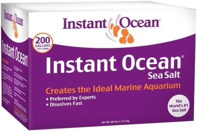 Instant Ocean Sea Salt for Marine Aquariums, Nitrate & Phosphate-Free (Option: 60 lbs (Treats 200 Gallons))
