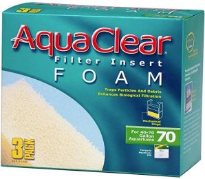 Aquaclear Filter Insert Foam (Option: Size 70 - 3 count)