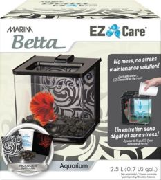 Marina Betta EZ Care Aquarium Kit (Option: 0.07 gallon - Black)