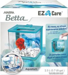 Marina Betta EZ Care Aquarium Kit (Option: 0.07 gallon - Blue)