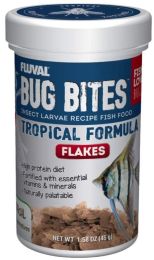 Fluval Bug Bites Insect Larvae Tropical Fish Flake (Option: 1.59 oz)